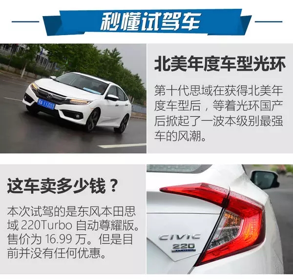 憑什么叫神車？ 本田思域220Turbo試駕