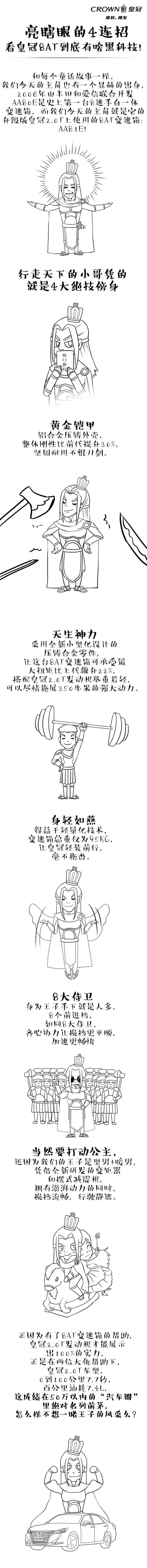 亮瞎眼的4連招，看皇冠8AT到底有啥黑科技！